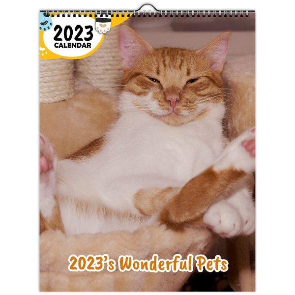2023's Wonderful Pets: 2023 Wall Calendar