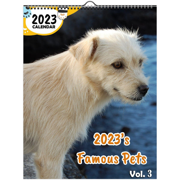 2023's Famous Pets Volume Three: 2023 Wall Calendar