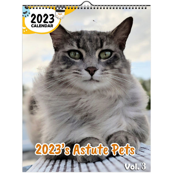 2023's Astute Pets Volume Three: 2023 Wall Calendar