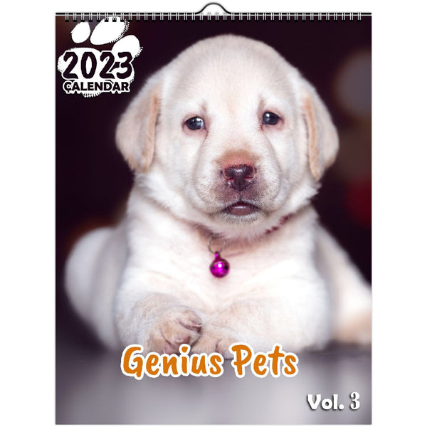 Genius Pets Volume Three: 2023 Wall Calendar