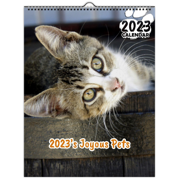 2023's Joyous Pets: 2023 Wall Calendar