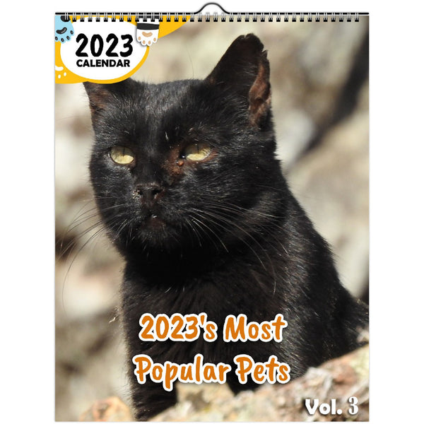 2023's Most Popular Pets Volume Three: 2023 Wall Calendar