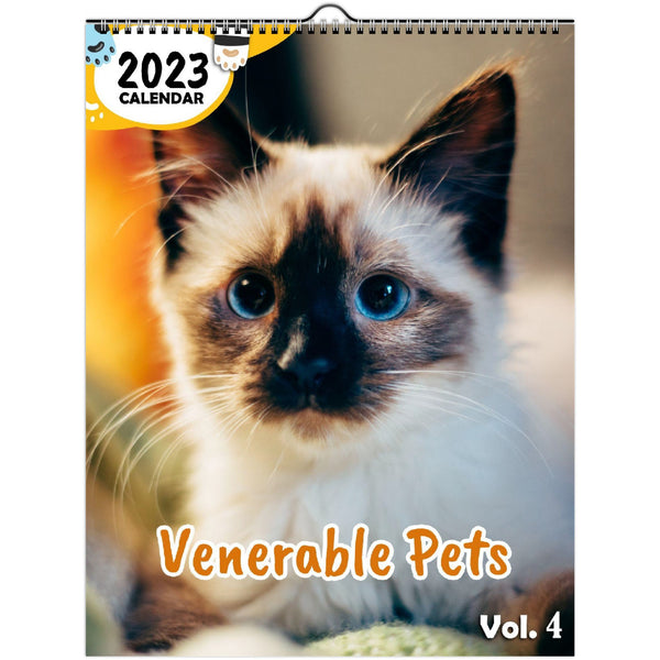 Venerable Pets Volume Four: 2023 Wall Calendar