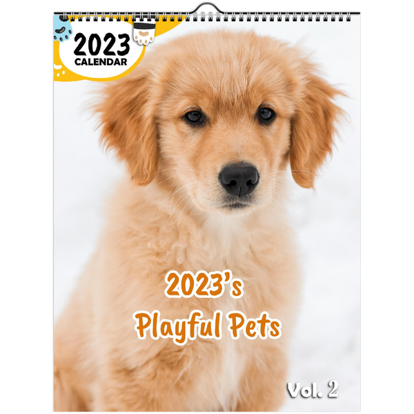2023's Playful Pets Volume Two: 2023 Wall Calendar