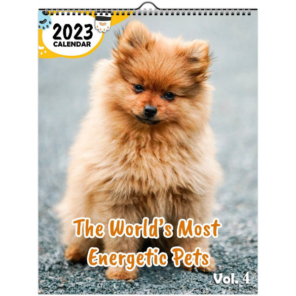 The World's Most Energetic Pets Volume Four: 2023 Wall Calendar