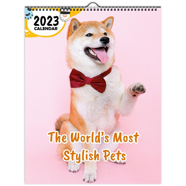 The World's Most Stylish Pets: 2023 Wall Calendar