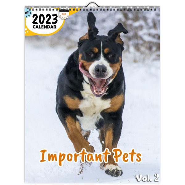 Important Pets Volume Two: 2023 Wall Calendar