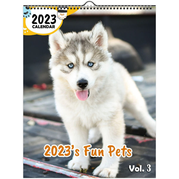 2023's Fun Pets Volume Three: 2023 Wall Calendar