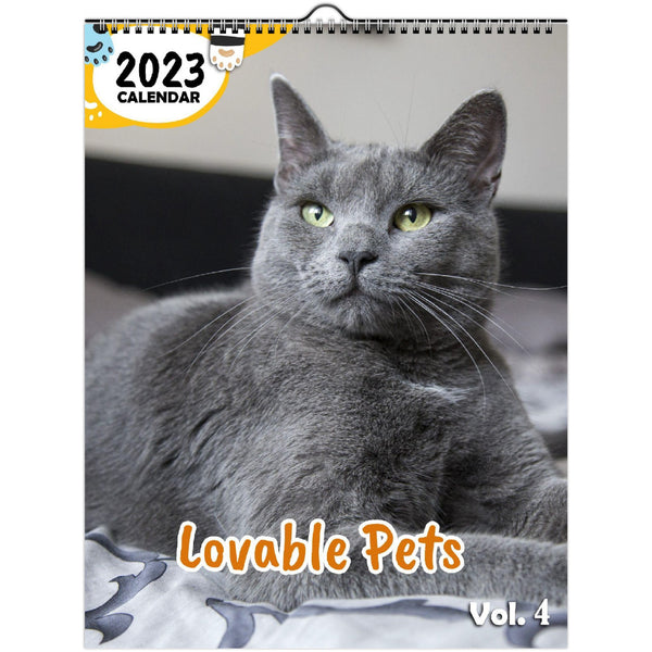 Lovable Pets Volume Four: 2023 Wall Calendar