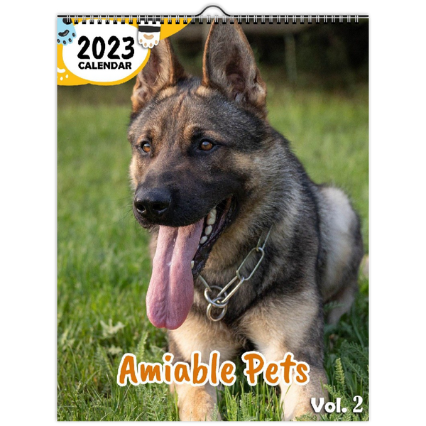 Amiable Pets Volume Two: 2023 Wall Calendar