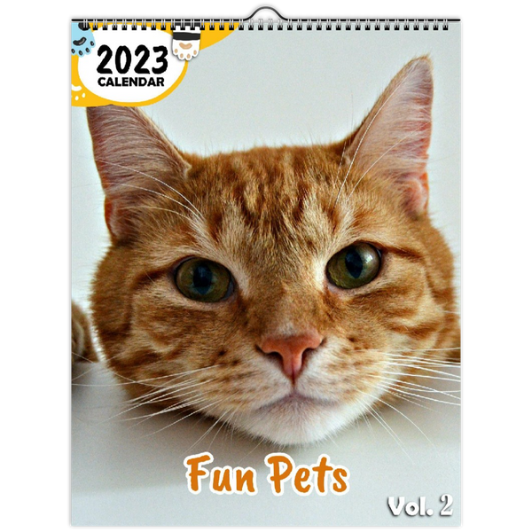 Fun Pets Volume Two: 2023 Wall Calendar