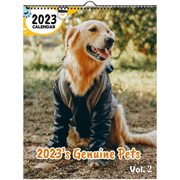 2023's Genuine Pets Volume Two: 2023 Wall Calendar