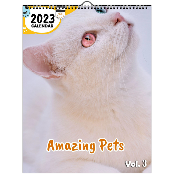 Amazing Pets Volume Three: 2023 Wall Calendar
