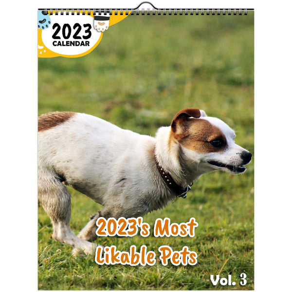2023's Most Likable Pets Volume Three: 2023 Wall Calendar