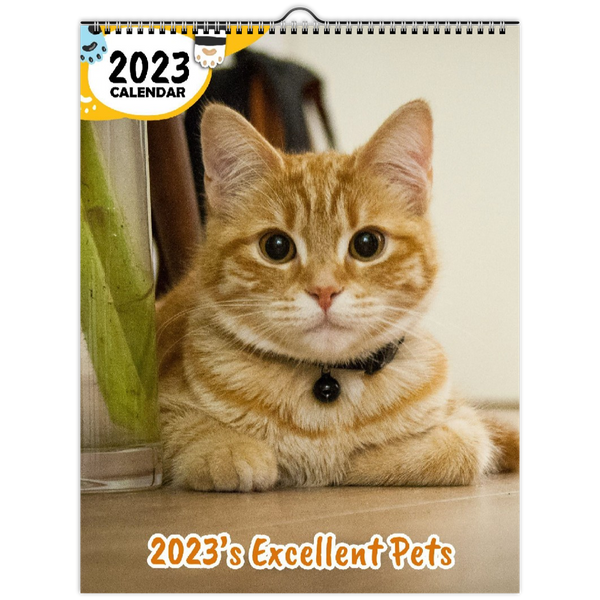 2023's Excellent Pets: 2023 Wall Calendar