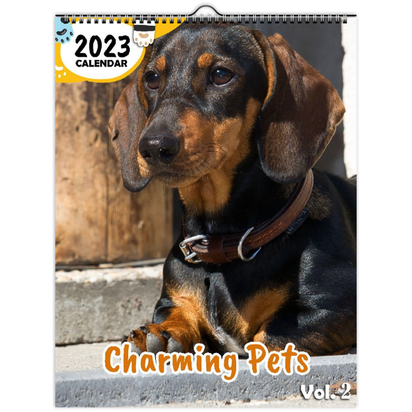 Charming Pets Volume Two: 2023 Wall Calendar