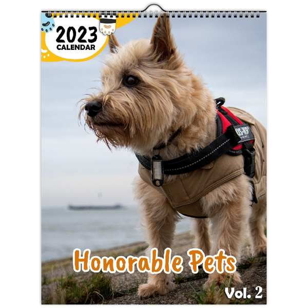 Honorable Pets Volume Two: 2023 Wall Calendar