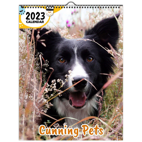Cunning Pets: 2023 Wall Calendar