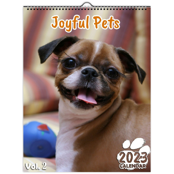 Joyful Pets Volume Two: 2023 Wall Calendar