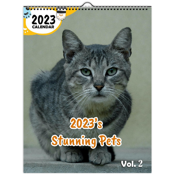 2023's Stunning Pets Volume Two: 2023 Wall Calendar