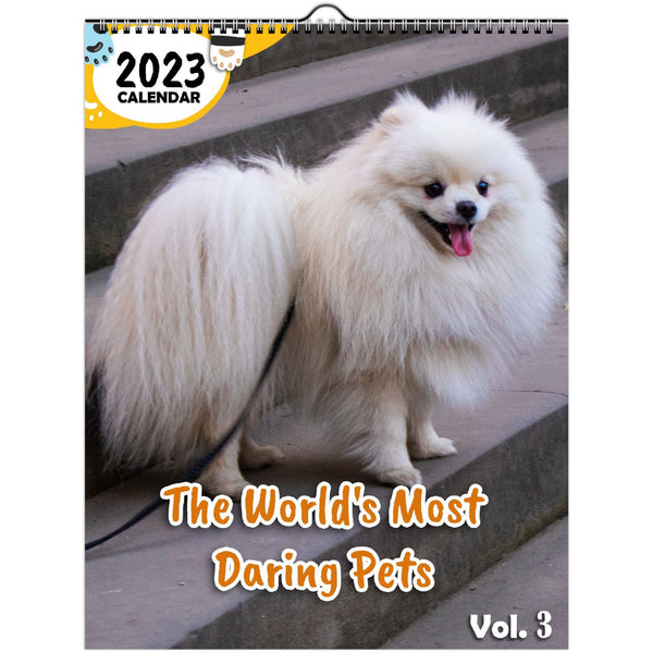 The World's Most Daring Pets Volume Three: 2023 Wall Calendar