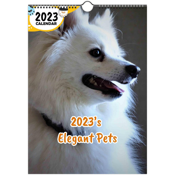 2023's Elegant Pets: 2023 Wall Calendar