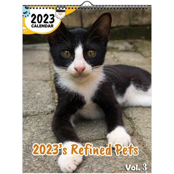 2023's Refined Pets Volume Three: 2023 Wall Calendar