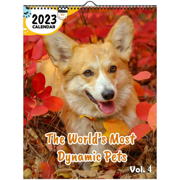 The World's Most Dynamic Pets Volume Four: 2023 Wall Calendar