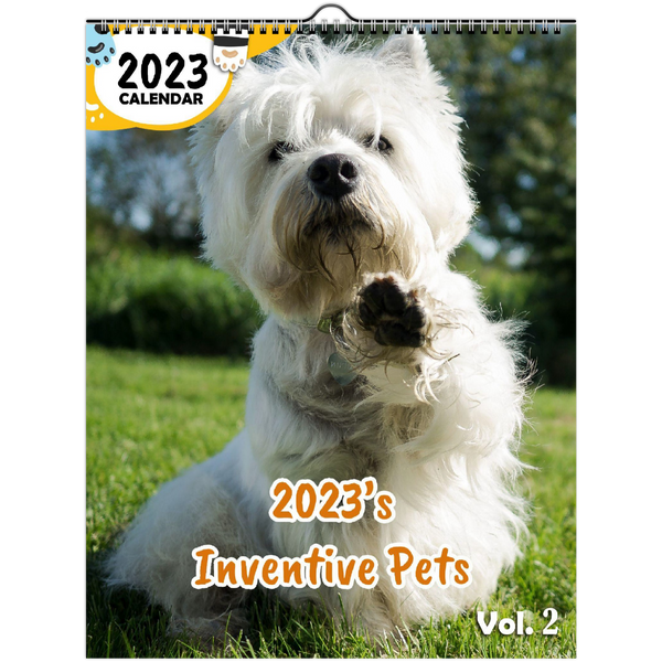 2023's Inventive Pets Volume Two: 2023 Wall Calendar