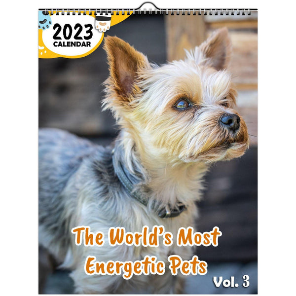 The World's Most Energetic Pets Volume Three: 2023 Wall Calendar
