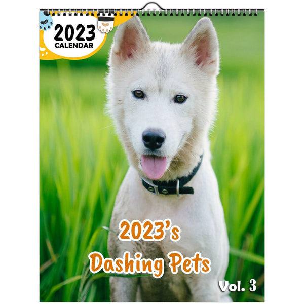 2023's Dashing Pets Volume Three: 2023 Wall Calendar