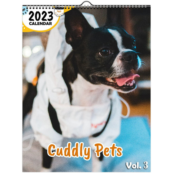 Cuddly Pets Volume Three: 2023 Wall Calendar