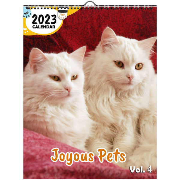 Joyous Pets Volume Four: 2023 Wall Calendar