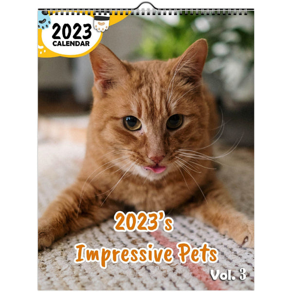 2023's Impressive Pets Volume Three: 2023 Wall Calendar
