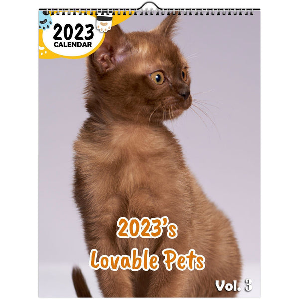 2023's Lovable Pets Volume Three: 2023 Wall Calendar