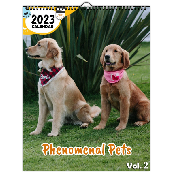 Phenomenal Pets Volume Two: 2023 Wall Calendar