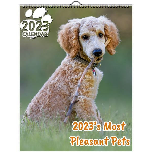 2023's Most Pleasant Pets: 2023 Wall Calendar