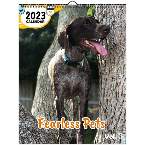 Fearless Pets Volume Three: 2023 Wall Calendar