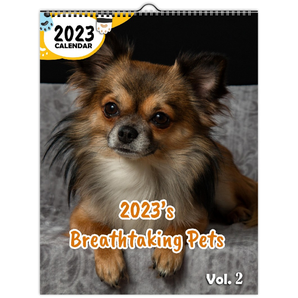 2023's Breathtaking Pets Volume Two: 2023 Wall Calendar