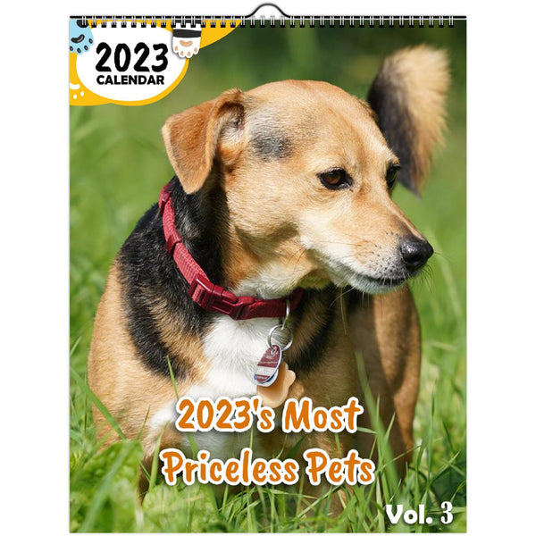 2023's Most Priceless Pets Volume Three: 2023 Wall Calendar