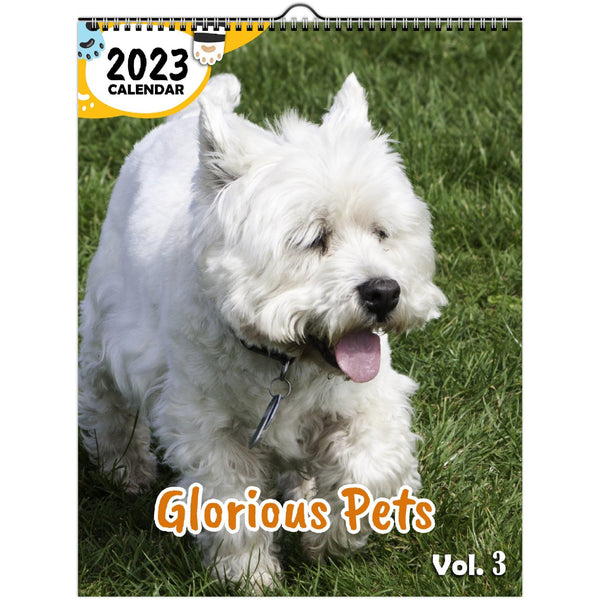 Glorious Pets Volume Three: 2023 Wall Calendar