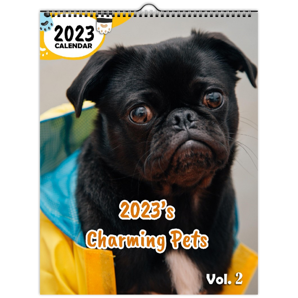 2023's Charming Pets Volume Two: 2023 Wall Calendar