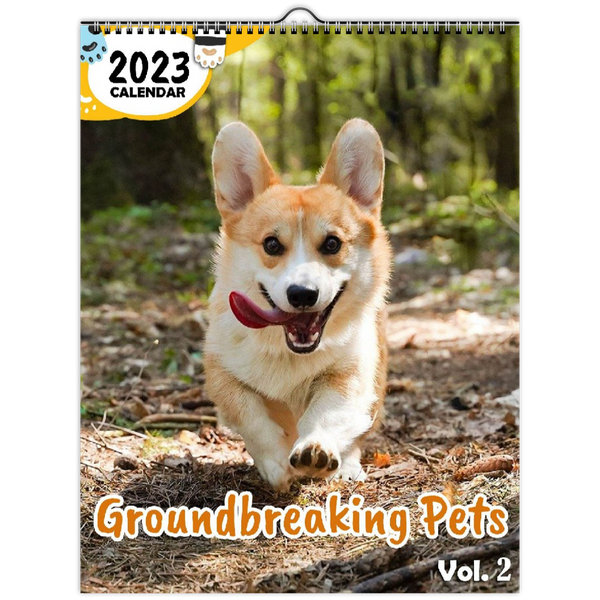 Groundbreaking Pets Volume Two: 2023 Wall Calendar