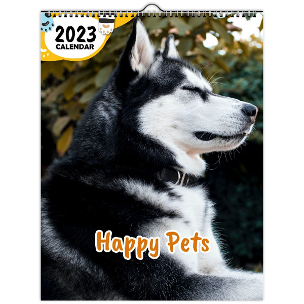 Happy Pets: 2023 Wall Calendar