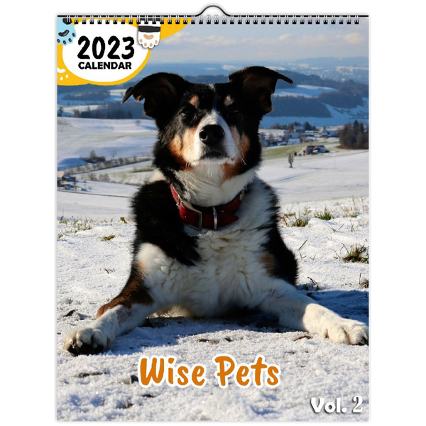 Wise Pets Volume Two: 2023 Wall Calendar