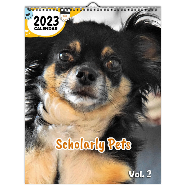 Scholarly Pets Volume Two: 2023 Wall Calendar