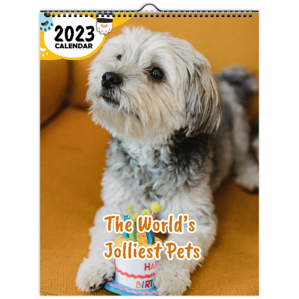The World's Jolliest Pets: 2023 Wall Calendar