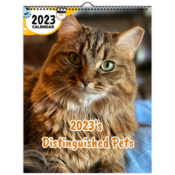 2023's Distinguished Pets: 2023 Wall Calendar