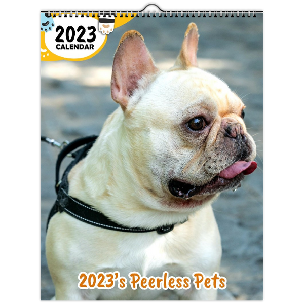 2023's Peerless Pets: 2023 Wall Calendar