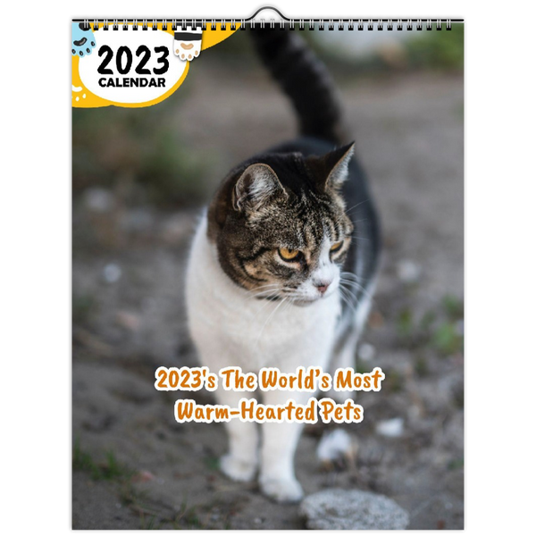 2023's The World's Most Warm-Hearted Pets: 2023 Wall Calendar